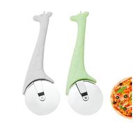 Rotella Tagliapizza,Bootoow 2 Pezzi Rotella Tagliapasta,Taglia Pizza Tagliapizza Rotella Pizza,Taglia Pizza Divertente,Tagliapizza In Acciaio Inox Lame,Per Pizza,Torte e Pie,Waffle,Pane