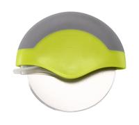 Rotella tagliapizza con coperchio protettivo per lama, affettatrice ergonomica per pizza con impugnatura sul palmo in acciaio inox, coltello circolare di alta qualità, taglia pizza a disco, verde