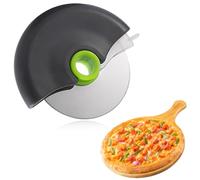 Rotella Tagliapizza e Erbe Aromatiche, Taglia Pizza Professionale, Taglia Mozzarella per Pizza, Lama Ultra, Affilata in Acciaio Inox con Guaina Protettiva, Design Sicuro, Facilità di Pulizia