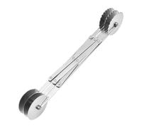 Rotella Tagliapizza, Roulette Da Taglia Pizza Acciaio, Taglia Pasta Fresca A 3 Ruote, Tagliapasta Regolabile Per Tortellini, Rotella Pizza Per Taglio Torte E Pie, Waffle, Pane, Lavabile