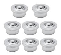 Rotelle a Sfera 8Pcs Trasferimento Cuscinetto Rotelle per Mobili Trasferimento a Sfera Ruote Flangia Trasferimento Rotelle (20mm Altezza)