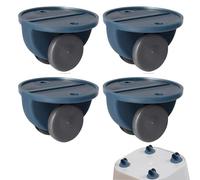 Rotelle adesive - Ruote sterzanti della scatola - Mini ruote fisse da 4 pezzi, piccole ruote per scatole di immagazzinaggio, piedini di rotolamento adesivi per piccoli elettrodomestici