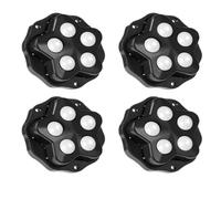 Rotelle autoadesive, Self Adhesive Caster Wheels Pack of 4 Black and White .8cm(Black nylon)