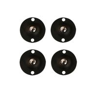 Rotelle autoadesive, Self-Adhesive Casters 4 Pack Black,1-4 Beads 20-200Kg(B black)