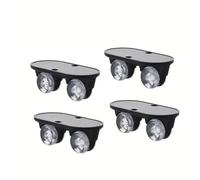 Rotelle autoadesive, Self Adhesive Casters 4 Pack Black White .5x2x1.5 cm(Black)