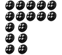 Rotelle autoadesive, Self-Adhesive Casters Heavy-Duty Double Ball Bearings(16pcs-black)