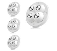 Rotelle autoadesive, Self-Adhesive Casters Heavy-Duty Double Ball Bearings(4pcs-white)