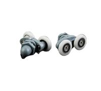 Rotelle Box Doccia 4 pezzi-8 pezzi/set 23 mm 25 accessori for cabina doccia scorrevole porta in vetro cuscinetto rullo puleggia doppio corridore oscillante hardware(4pcs,23mm)
