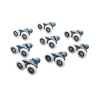 Rotelle Box Doccia 4 pezzi-8 pezzi/set 23 mm 25 mm accessori for cabina doccia scorrevole porta in vetro cuscinetto rullo puleggia corridore doppio oscillante pop up hardware Ricambi Box Doccia Rotell