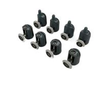 Rotelle Box Doccia 4 Pezzi-8 Pezzi/set Custodie For Porte Doccia Rulli Guide Ruote Pulegge Parte Superiore O Inferiore. Diametro 20mm/22mm/23mm/25mm/27mm(4pcs lower4pcs upper-02,27mm)