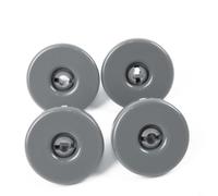 Rotelle di ricambio per cestello inferiore lavastoviglie, 4 pezzi, per Zanussi per Electrolux, in plastica, grigio scuro, 40 x 40 x 8 mm