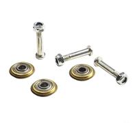 Rotelle di ricambio per tagliapiastrelle da 22 mm, kit di lame per cuscinetti rotanti in metallo, per macchina da taglio manuale in porcellana e ceramica, 3 set con viti