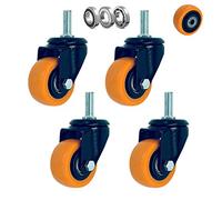 rotelle girevoli, Ruote industriali con attacco a stelo filettato for carichi pesanti, ricambio for mobili, banchi da lavoro, carrelli(1.5inch)