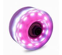 Rotelle Luminose Durevoli Ruota in Poliuretano con LED Ammortizzanti per