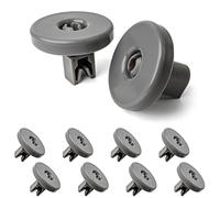 Rotelle per cestello per lavastoviglie, 8 pezzi, in grigio, rotelle Ø 40 x 8 mm, rotelle per lavastoviglie universali per la maggior parte delle lavastoviglie