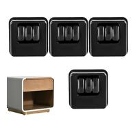 Rotelle Per Mobili - 4 Pezzi Multifunzionali Antirumore 360 Gradi - Ruote Girevoli Per Carichi Pesanti - per Posto di Lavoro Abitazione Cucina Interno Camera da Letto Soggiorno Laboratorio Magazzino U