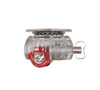 Rotelle Per Mobili Con freno adesivo ruota universale perline in acciaio inox mobili for la casa rotelle accessori rullo pasta(Clear,Red Wheel)