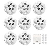 Rotelle per Mobili, Rotelle per Spostare Mobili, 54mm Ruote per Spostare Furniture, Sposta Furniture con Ruote Ruotabile a 360°, Per lo Spostamento di Mobili di Grandi Dimensioni, 8 Pezzi