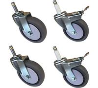Rotelle per mobili, Ruote for impieghi gravosi(Brake+universal,11x50mm)