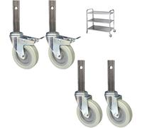 Rotelle per mobili, Ruote for impieghi gravosi(Sleeve 108mm,Brake+Swivel)
