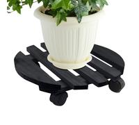 Rotelle per piante - Contenitore a rullo per piante, contenitore per piante in legno | Meraviglioso regalo per piante, grandi rulli portanti per piante, comodi supporti per giardini, balconi, cortili