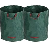 rotelle per sedie a rotelle Confezione da 2 contenitori riutilizzabili da 200 litri for rifiuti da giardino for la raccolta di erbacce e foglie(200l)
