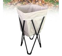 rotelle per sedie a rotelle Sacco for la raccolta delle foglie del prato del giardino verticale di grande capacità con telaio di supporto, contenitore di stoccaggio riutilizzabile
