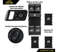 Rotellina di Fanale Retrovisore + Bottoni Alzacristallo Vetro Pinze VW TOURAN