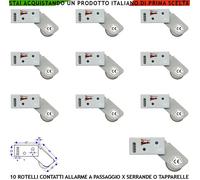 Rotello Antifurto Bianco Brevettato 10 Contatti Tapparella Serranda Allarme Filo