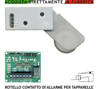 Rotello Bianco Antifurto Tapparella Sensore Serranda + Elaboratore Conta Impulsi