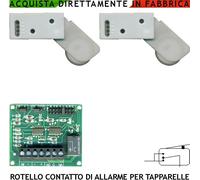 Rotello Marrone Antifurto Tapparella 2 Sensori Serrande + Elaboratore Conta Impu