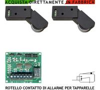 Rotello Marrone Antifurto Tapparella 2 Sensori Serrande + Elaboratore Conta Impu