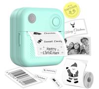 Rotema Etichettatrice con nastro, stampante termica per etichette Bluetooth, mini stampante adesiva per casa, ufficio, organizzazione, piccole imprese, stampante adesiva per telefoni