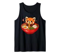 Roter Panda mit Nudeln Ramen Kawaii Roter Panda Canotta