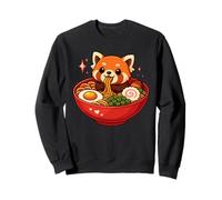 Roter Panda mit Nudeln Ramen Kawaii Roter Panda Felpa