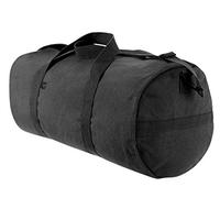 ROTHCO 22150: Canvas Shoulder Duffle Bag, Attrezzatura/Abbigliamento tattico Unisex, Nero, 15"