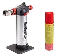 Rothenberger 035126E Rofill Cannello per Crème Brûlée con Cartuccia, Silver/Rosso