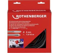 Rothenberger 72412 Albero per la pulizia dei tubi 7.5 m Dimensione, Ø 8 mm
