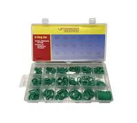 ROTHENBERGER Industrial 1500005014 - Set di 270 guarnizioni in gomma, per refrigerazione e climatizzazione in auto, industriali e domestici (verde)