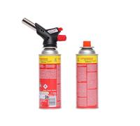 ROTHENBERGER Industrial Bruciatore a gas RS 220 | Lavori sopra la testa | Rotazione a 360° | incl. 2 cartucce di gas RoButan da 220 g / 393