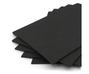 Rothmill Cartoncino nero formato A4, peso 260 g/m² e spessore 350 micron, ideale per arti e artigianato, ufficio e cancelleria, 50 fogli