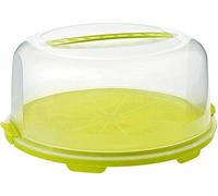 Rotho 1722605070 Contenitore Porta Torta, Verde, 35.5 x 35.5 x 16 cm
