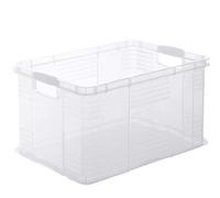 Rotho Agilo Scatola di Stoccaggio, Plastica (PP) senza BPA, Trasparente, A3/55 L, 59.0 x 39.0 x 31.0 cm