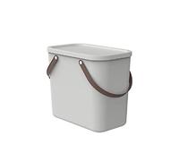 Rotho Albula - Scatola portaoggetti con coperchio, 25 l, in plastica (PP riciclato), 25 l, 40,0 x 23,5 x 34,0 cm, non applicabile