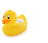 Rotho Babydesign Termometro digitale da bagno a forma di anatra, Per la temperatura ideale per il bagnetto, Giallo, 20430