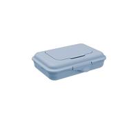 Rotho Babydesign Contenitore per salviettine umidificate, blu, 0,45 l, per salviettine umidificate, salviette per bambini, salviettine per la pulizia, dispenser di salviettine umidificate ricaricabile