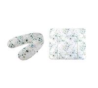 Rotho Babydesign Set con cuscino per allattamento multifunzionale, 190 x 35 cm, Incl. ampio cuscino per fasciatoio, 85 x 72 cm, Da 0 mesi, Natural Leaves