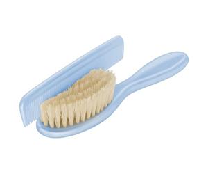Rotho Babydesign Spazzola e Pettine, Setole naturali, Da 0 mesi, TOP/Bella Bambina, Sky Blue (Celeste), 20059 0289 01