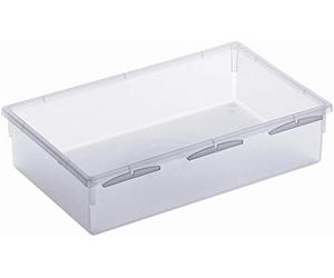 Rotho Basic Cassetto Modulare per Cassetti, Plastica (PP) senza BPA, Trasparente, 23.0 x 15.0 x 5.0 cm