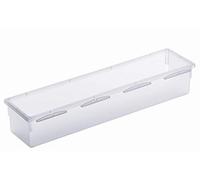 Rotho Basic Schedario Modulare per Cassetti, Plastica (PP) senza BPA, Trasparente, 30.0 x 8.0 x 5.0 cm
